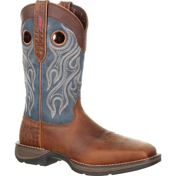 Rebel Steel Toe Pull-on Western Boot, 10W, Durango, Mfr#: DDB0134
